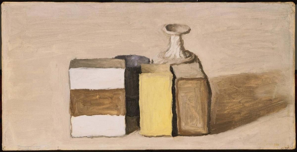 Ben Nicholson, "March 17 1950 (still life);" Giorgio Morandi, "Still Life"